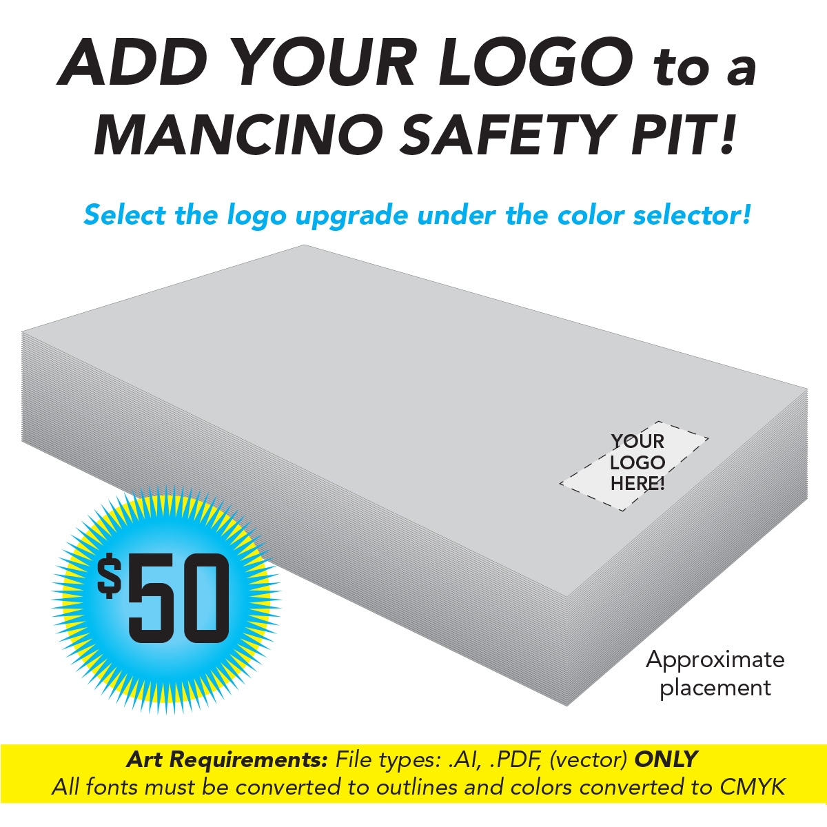 customize your cheer gym with mancino