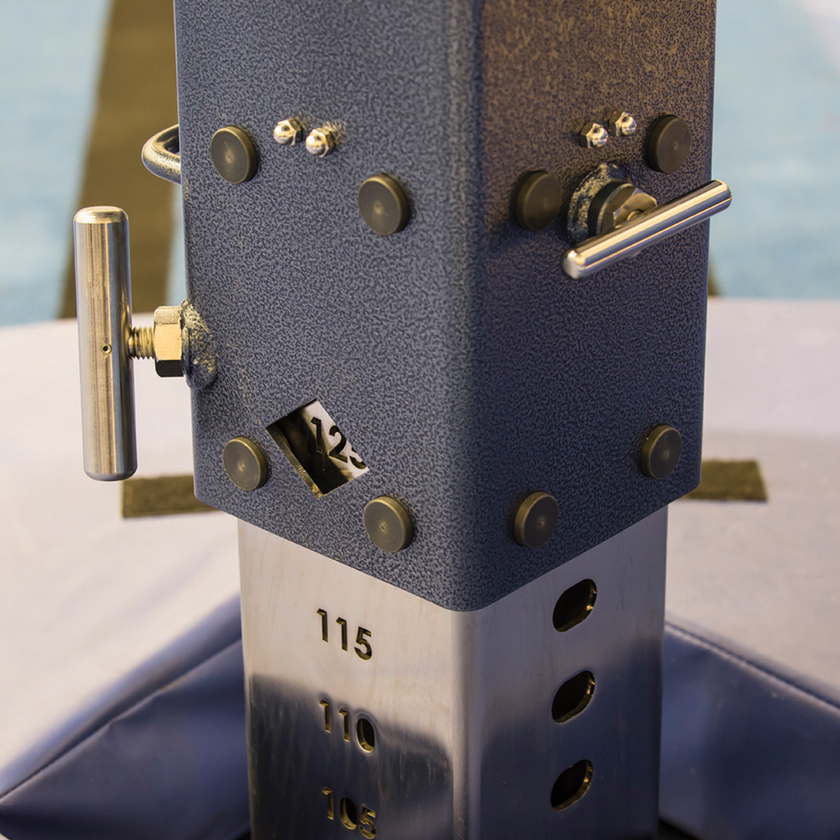 aai elite artistic vault table adjustable measureements