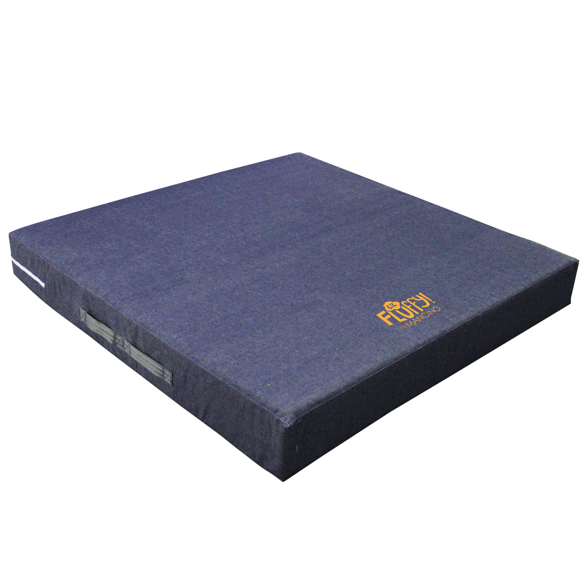 Lil' Fluffy mat small denim-covered soft