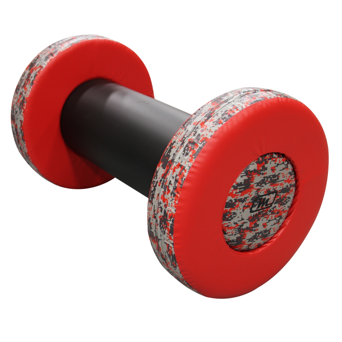 ninja warrior fitness log roll in red and black | Mancino mats