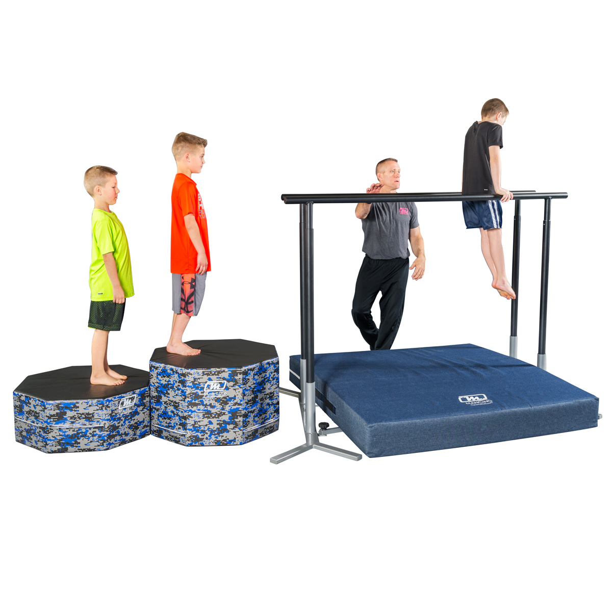 post pillar mats in course setting