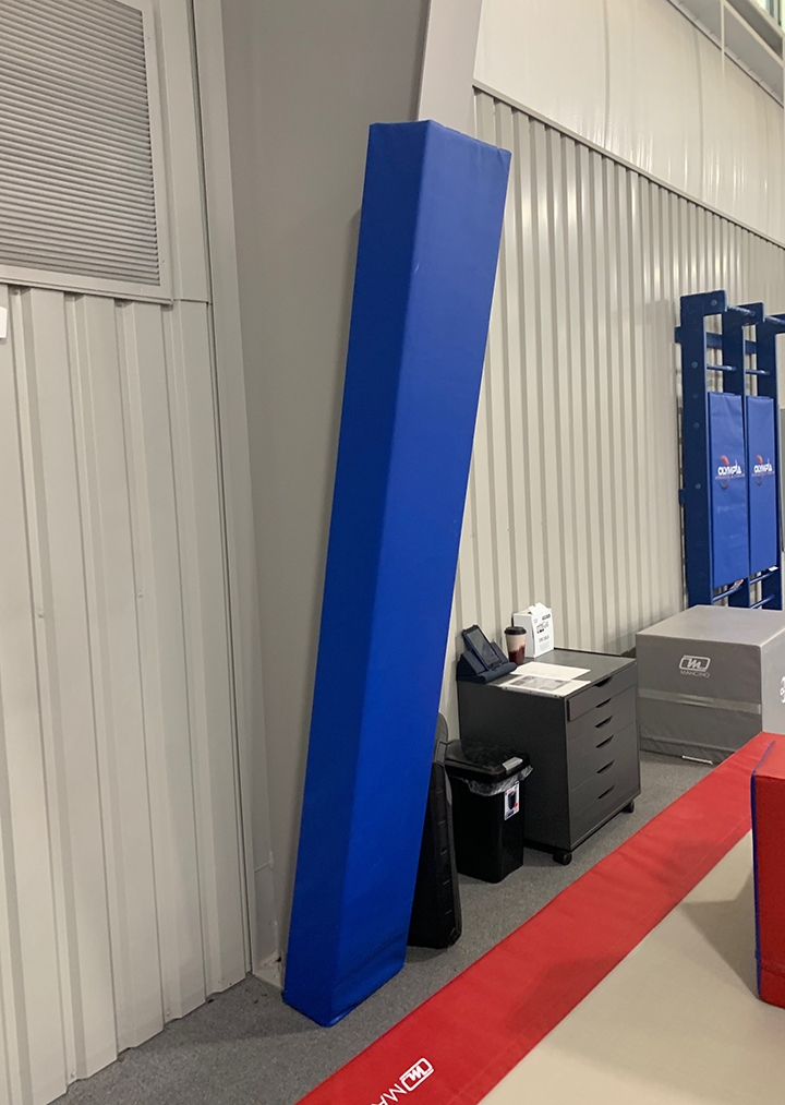 Beam Pads channel style Pad on slanted column