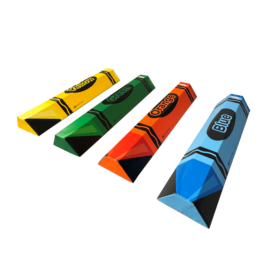 6' Foam Crayon Training Beams