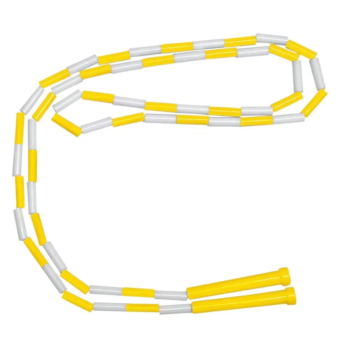 SS-Jump Rope with Plastic Links, 8 Feet, Yellow