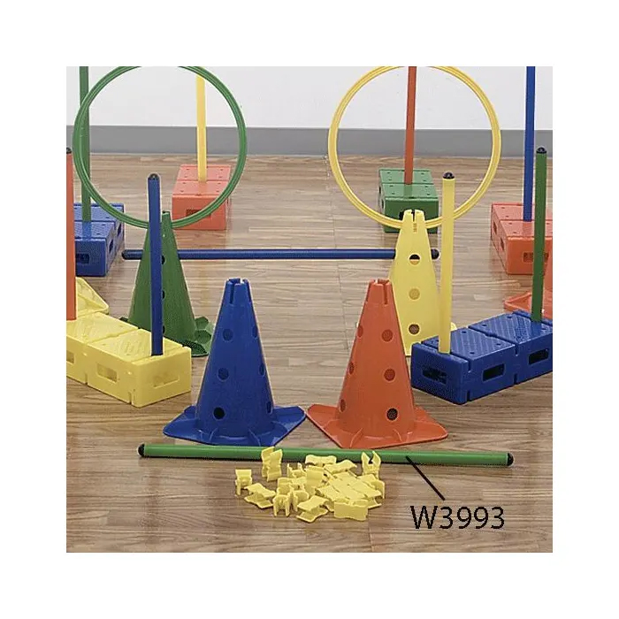 SS-Short Bars, 16 Inches, Assorted Colors, Set of 4