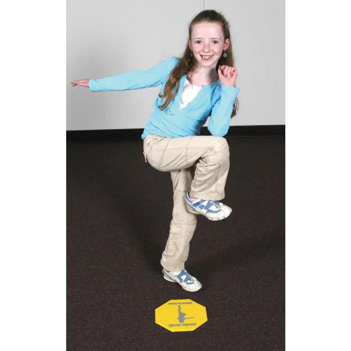 SS-Aerobo-Spots Octagon Markers, 9 Inches, Set of 12