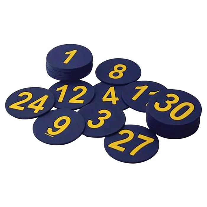 SS-Numbered Spots, 1-30, Set of 30