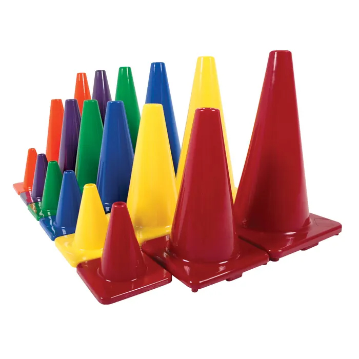 SS-Poly Enterprises Classic Game Cones, 12 Inches, Set of 6